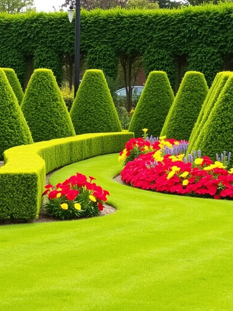An image of a restored historical garden, highlighting UN BRIN DE JARDIN's dedication to preserving garden heritage.